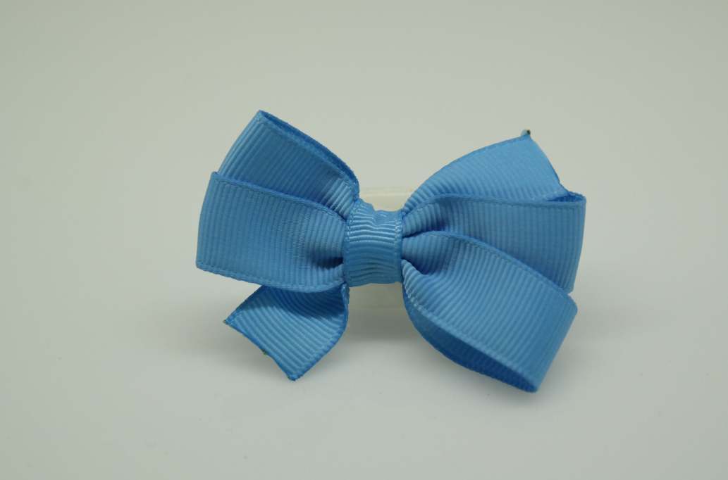 Small pinwheel hair Bow with colors  Copen